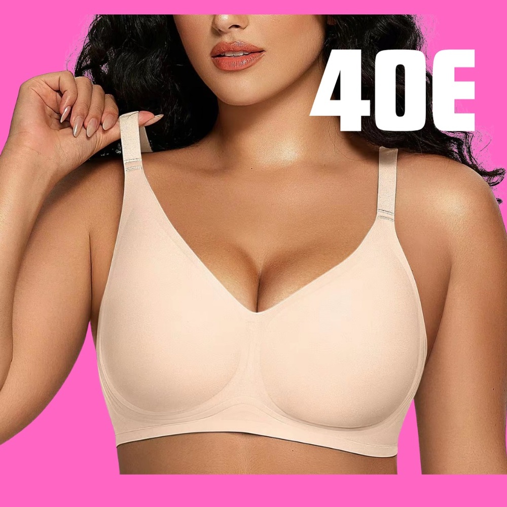 Elegant Cream Full Coverage Bra NIB 40E